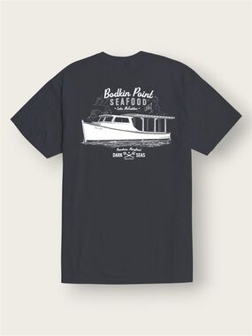 Dark Seas x Bodkin Point Seafood Stock T-Shirt | Maryland Crab | Large